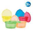 NUBY - 6PCK BOWLS-REUSABLE