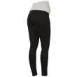 MAMALICIOUS - LOLA SLIM PANTS BLACK