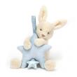 JELLYCAT - STAR BUNNY BLUE MUSICAL