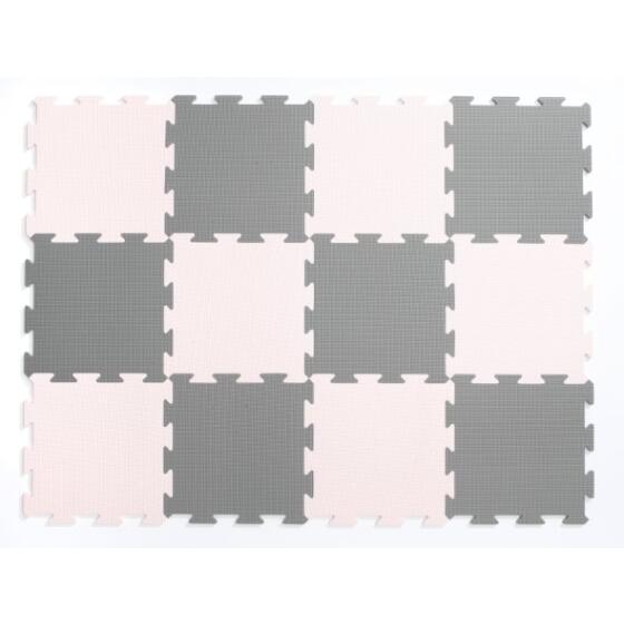 BABYSAM - LEGEGULV ROSA/GRÅ