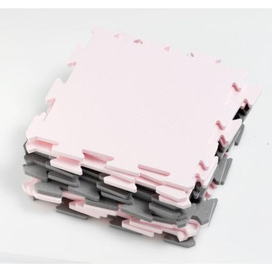 BABYSAM - LEGEGULV ROSA/GRÅ