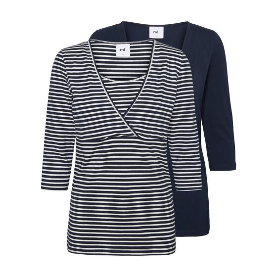 MAMALICIOUS - 2PK LEA AMMEBLUSE I ØKO BOMULD