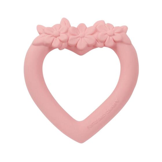 A LITTLE LOVELY COMPANY - TEETHING RING: SWEET HEART