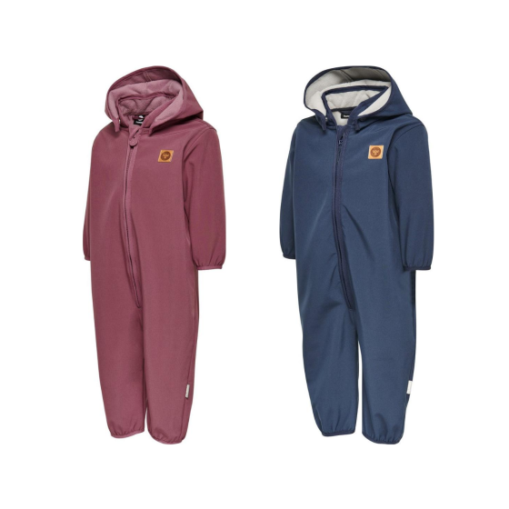 Babysam Nuuk - Overtøj - HUMMEL MAROON SOFTSHELL SUIT