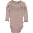 WHEAT - LS RUFFLE RIB BODY