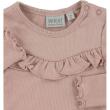 WHEAT - LS RUFFLE RIB BODY