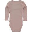 WHEAT - LS RUFFLE RIB BODY