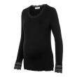 MAMALICIOUS - REESE LS ROUND NECK JERSEY TOP