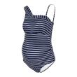 MAMALICIOUS - LYCINDA STRIPED SWIMSUIT