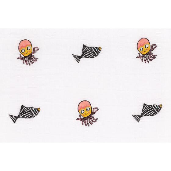 JELLYCAT - 2PK SEA TAILS MUSLINS