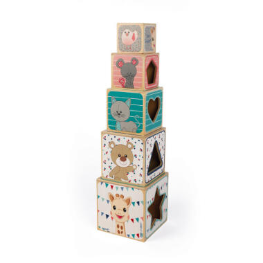 SOPHIE LA GIRAFE 5 BLOCK PYRAM