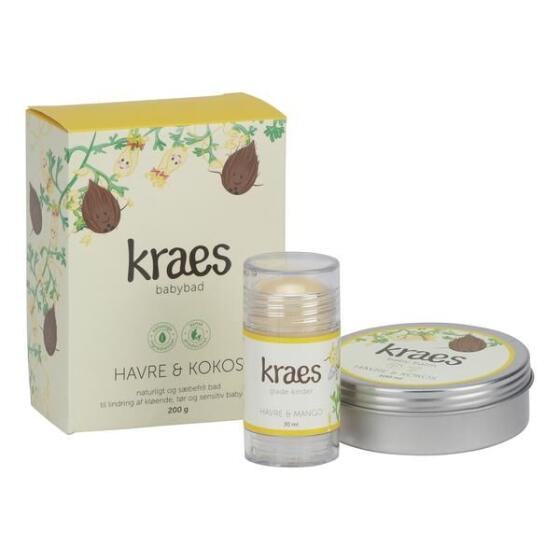 KRAES - KRAES GAVEÆSKE (HAVRE/KOKOS, BABY BALM & GLADE KINDER)