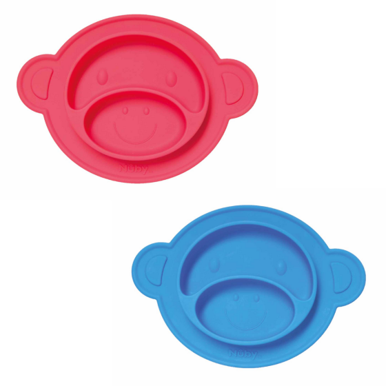 NUBY - ABE SILICONE TALLERKEN  NUBY - ABE SILICONE TALLERKEN