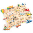NEW CLASSIC TOYS - KØRETØJER - KNOPPUSLESPIL NEW CLASSIC TOYS - KØRETØJER - KNOPPUSLESPIL
