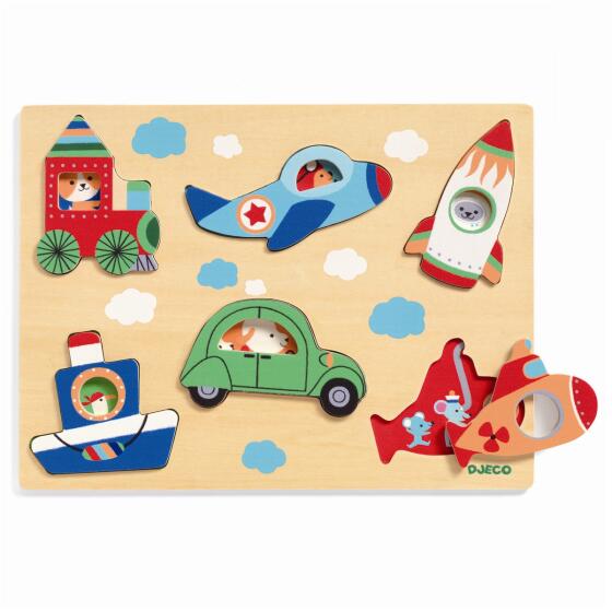 DJECO - TRANSPORT - TRÆPUSLESPIL