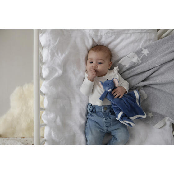 TEDDYKOMPANIET - BLÅ ELEFANT NUSSEKLUD