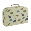 A LITTLE LOVELY COMPANY - DINOSAUR SUITCASES 2PC