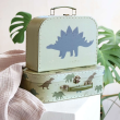 A LITTLE LOVELY COMPANY - DINOSAUR SUITCASES 2PC