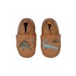MP DENMARK/MELTON - LEATHER SLIPPERS WITH DINOSAUR