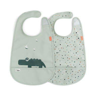 2PK BIB W/VELCRO - CROCO