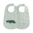 DONE BY DEER - 2PK BIB W/VELCRO - CROCO