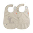 DONE BY DEER - 2PK BIB W/VELCRO - LALEE