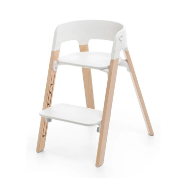 STOKKE STEPS W/WHITE SEAT