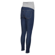 MAMALICIOUS - CILIA DARK BLUE SKINNY JEGGING