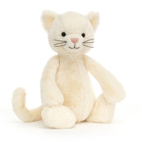 JELLYCAT - BASHFUL CREAM KITTEN MEDIUM