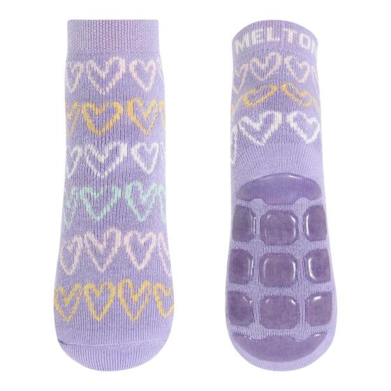 MP DENMARK/MELTON - DOODLE HEART SOCKS - ANTI