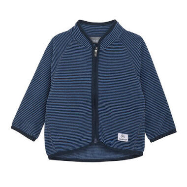 BABY FLEECE JACKET STRIPED MID