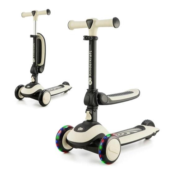 KINDERKRAFT - HALLEY SCOOTER - STONE WHITE