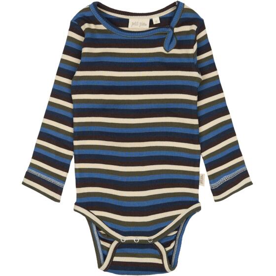 PETIT PIAO - BODY LS MODAL MULTI STRIPED