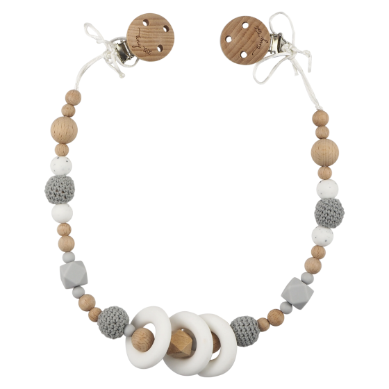 TINY TOT - BARNEVOGNSKÆDE - LYS GRÅ