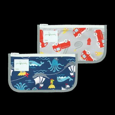 REUSABLE SNACK BAGS 2PCK