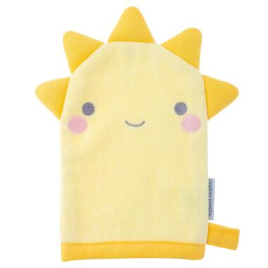 BATH MITT - YELLOW SUN