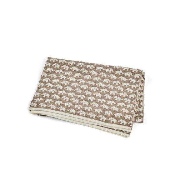 SMALLSTUFF - BABY TÆPPE/ELEFANT MERINO ULD