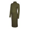 MAMALICIOUS - SUNIVA JUNE LS KNIT MIDI DRESS