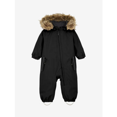 BABY COVERALL W/FAKE FUR