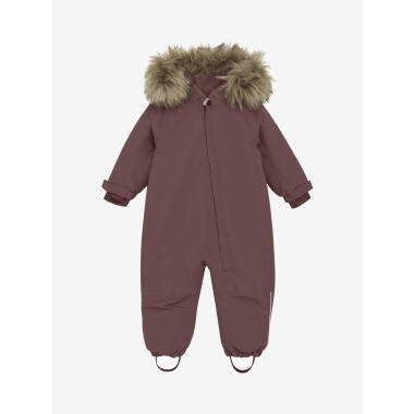 BABY SNOWSUIT W/FAKE FUR