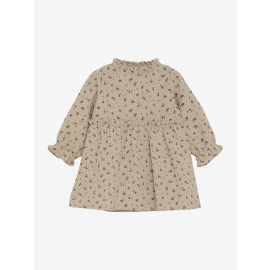 DRESS LS AOP W/LINING