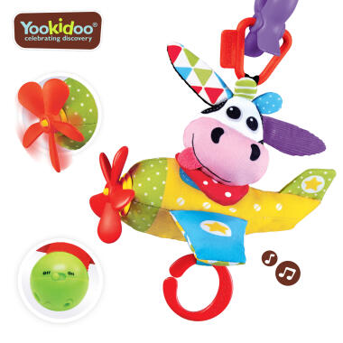 TAP N' PLAY MUSICAL PLANE COW