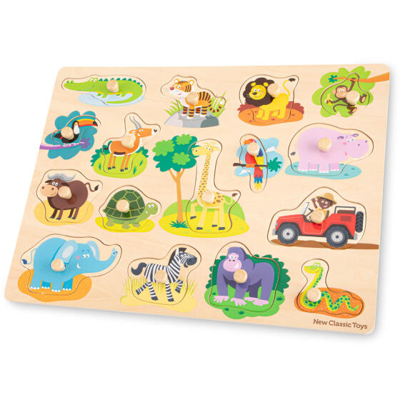 NEW CLASSIC TOYS - PUSLESPIL SAFARIDYR NEW CLASSIC TOYS - PUSLESPIL SAFARIDYR
