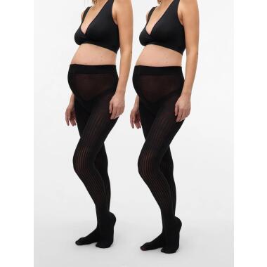 ZOE RIB PANTYHOSE 200DEN 2PCK