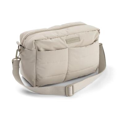 QUILTED STROLLER BAG SAND