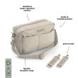 DONE BY DEER - QUILTED STROLLER BAG SAND