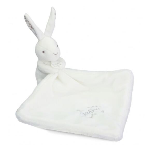 DOUDOU - KANIN HVID NUSSEKLUD 10 CM