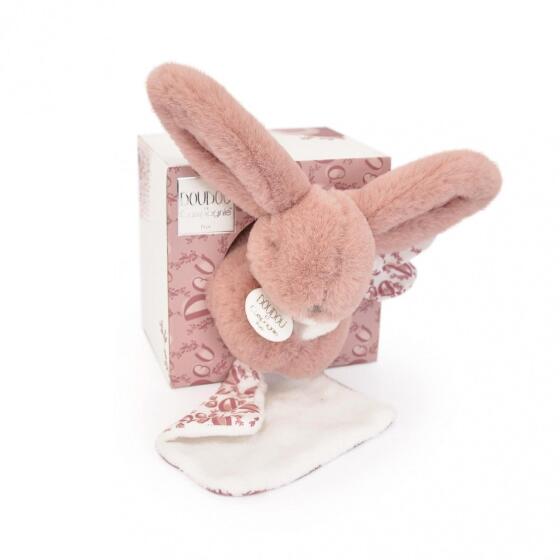 DOUDOU - KANIN ROSA NUSSEKLUD 16 CM