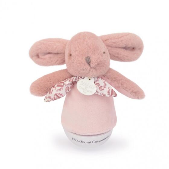 DOUDOU - MUSIKTUMLING M/LYS ROSA 16CM