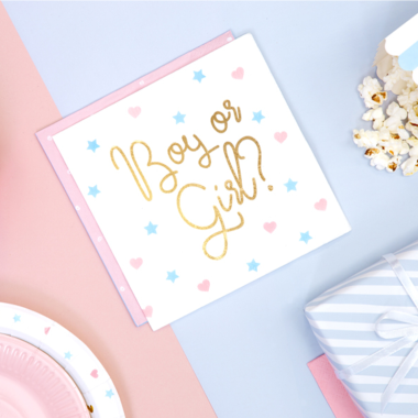BOY OR GIRL SERVIETTER